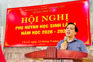 TRƯỜNG THPT VŨ LỄ TỔ CHỨC HỘI NGHỊ CHA MẸ HỌC SINH LẦN THỨ NHẤT NĂM HỌC 2026–2027